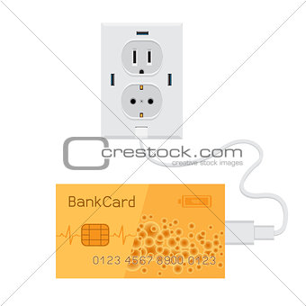Bank card charge
