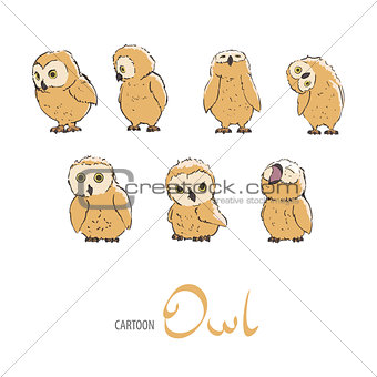 Cute owlet set 