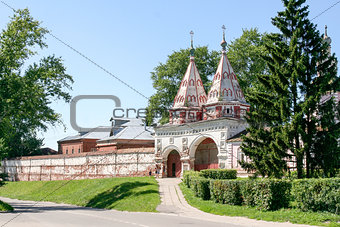 Holy gates of the Monastery of the Deposition of the Robe, Russia, Suzdal