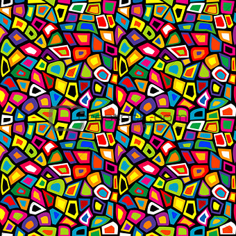 Colorful mosaic seamless