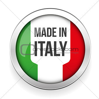 Made in Italy button