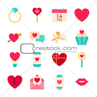 Valentines Day Love Objects