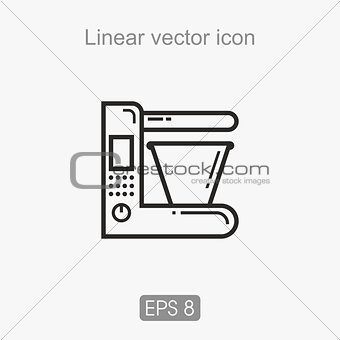 Linear icon food processor
