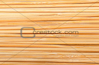 Bamboo sticks stacked next to each other