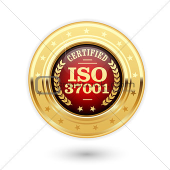 ISO 37001 certified medal - Anti bribery management systems