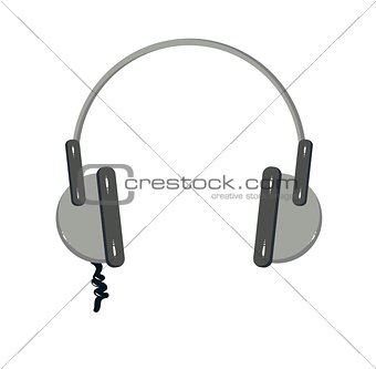 Vector headphones icon.