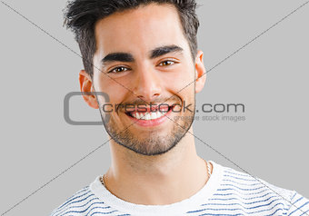 Handsome young man smiling