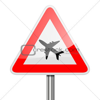 Road Sign Airplane