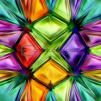 Seamless texture  abstract shiny colorful background 3D illustration