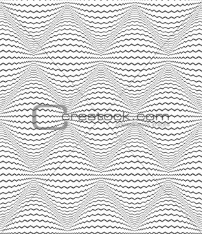 Seamless diamonds pattern. Zigzag lines texture. 