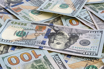 United States USD 100 Note Background