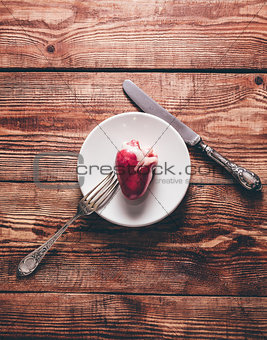 Small Heart on Plate