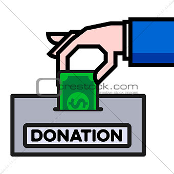 giving donation concept