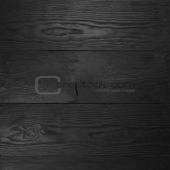 black wooden background
