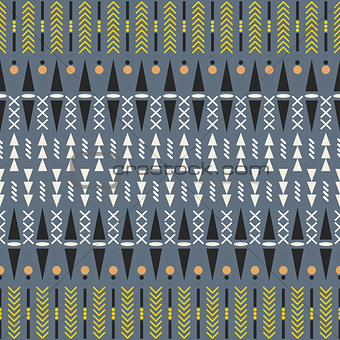 Ethnic seamless pattern. Aztec fabric design.