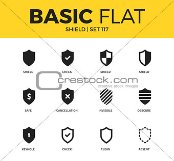 Basic set of Shield icons