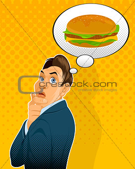 Thinking about hamburger