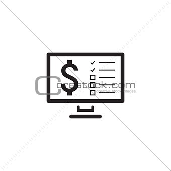 Making Money Icon. Business Concept. Flat Design.
