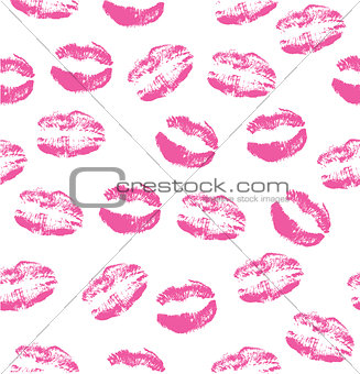 vector lip kisses