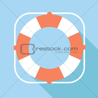 Lifebuoy vector icon
