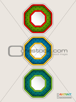 Abstract colorful traffic light concept background