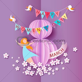 Abstract pink background with text