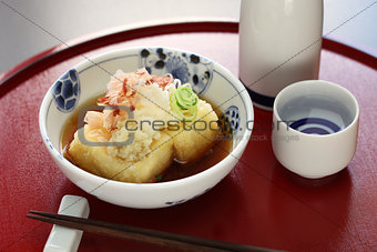 agedashi tofu, japanese food
