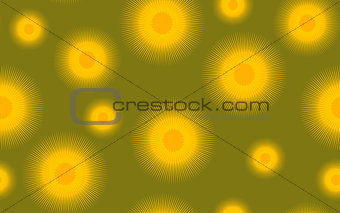Seamless pattern coltsfoot graphic, vector