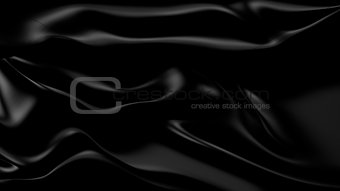 3D Illustration Abstract Black Background 