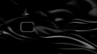 3D Illustration Abstract Black Background 