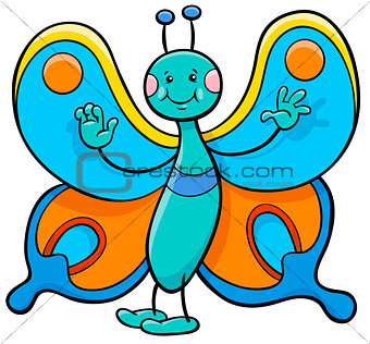 butterfly cartoon character