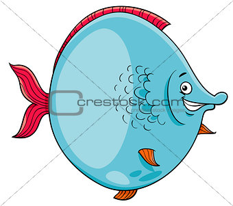 big fish cartoon character