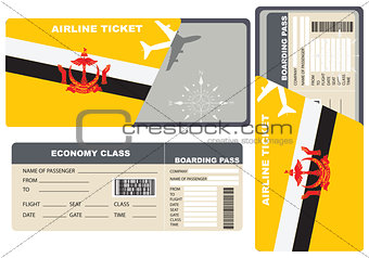 Economy class ticket for Brunei