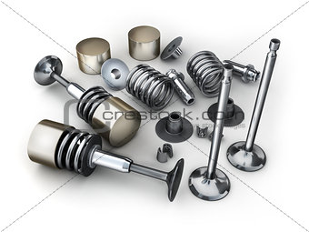 Car engine valve