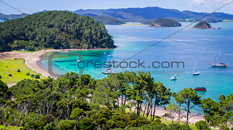 View on Bay of Islands New Zealand