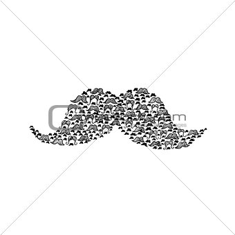 Mustache Doodle