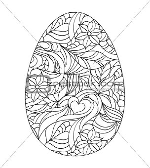 Abstract easter egg