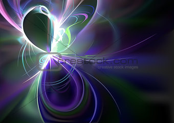 Abstract Background Energy Lines of Force