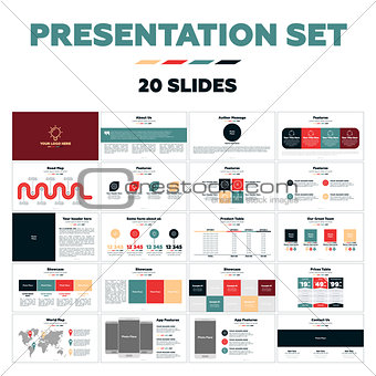 Presentation templates - 20 slides
