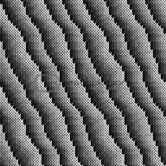 Pattern with grey alternating stripes