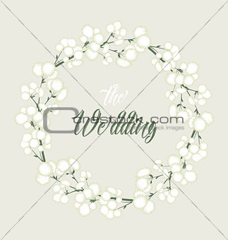 Vector white flowers