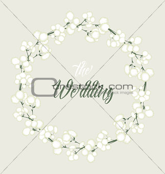 Vector white flowers