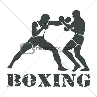 Boxing Players Fighting Sportsman Games