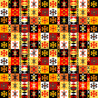 Colorful ethnic motifs background