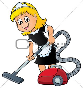 Cleaning lady theme image 1