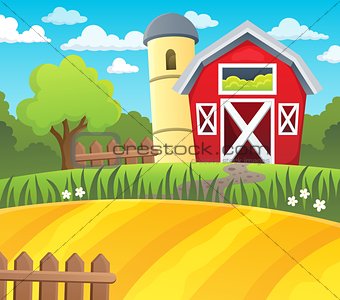 Farmland theme background 1
