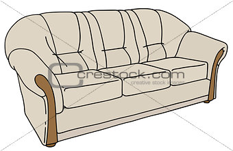Light comfortable sofa