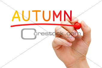 Autumn Handwritten With Marker