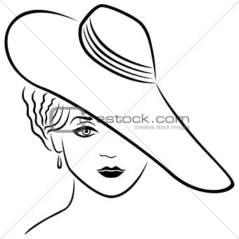 Young lady in hat