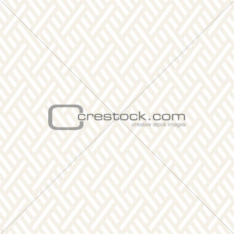Abstract Geometric Pattern With Stripes Lattice. Subtle Seamless Vector Background